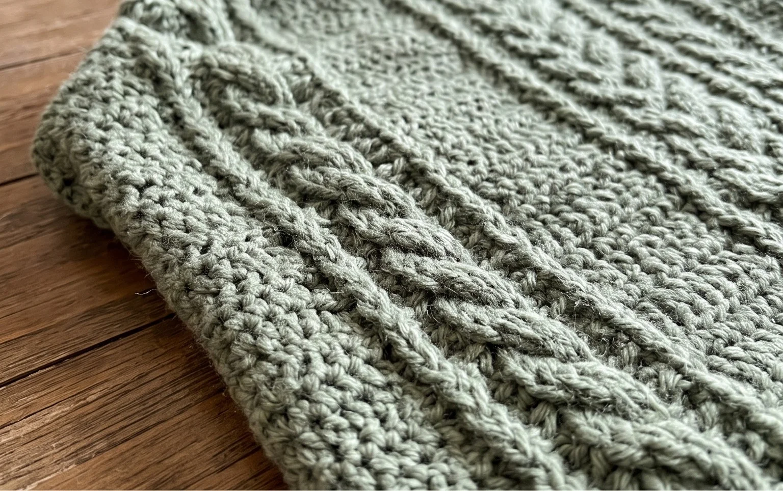 Cable Stitch Hoodie Free Crochet Patterns + Video - DIY Magazine