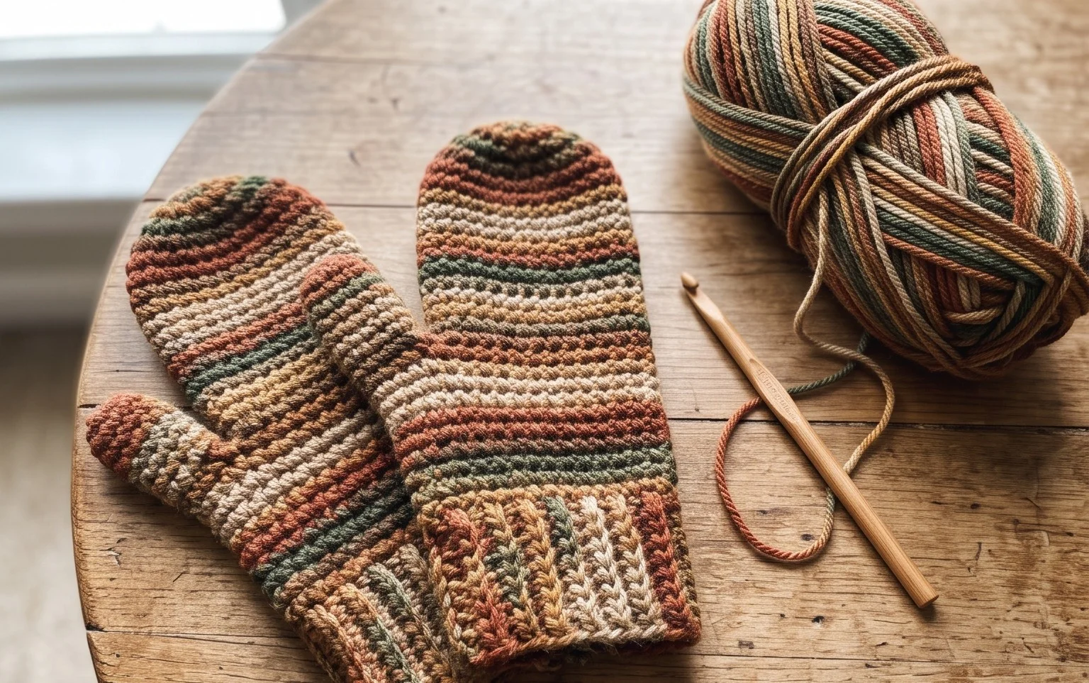 Easy Free Crochet Mittens Pattern for Beginners