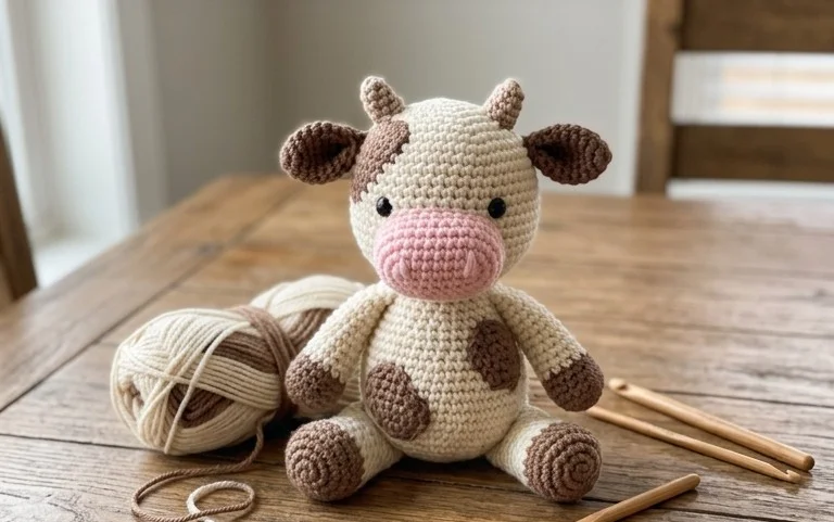 27 Cute Crochet Cow Patterns: Free Easy Step-by-Step Guide