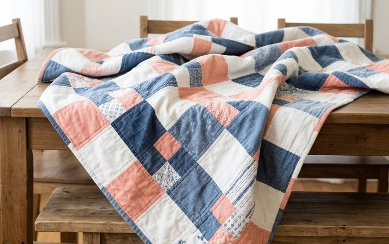 Fast Four Patch Quilt: Free Beginner Crochet Tutorial