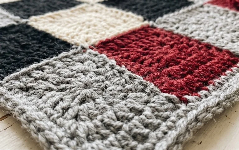 Portable Crochet Checkerboard Pattern: An Easy Giant Game - Winding Road Crochet