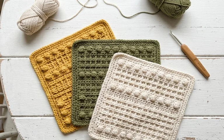 Easy Crochet Dishcloth: Free Step-by-Step Beginner Pattern