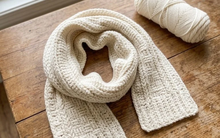 Chelsea Crochet Scarf: Easy Beginner Free Pattern